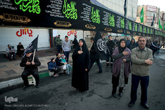 اجتماع هیئت‌های عاشورای فاطمی در میدان هفت تیر