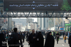 اجتماع هیئت‌های عاشورای فاطمی در میدان هفت تیر