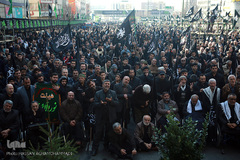 اجتماع هیئت‌های عاشورای فاطمی در میدان هفت تیر