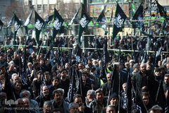 اجتماع هیئت‌های عاشورای فاطمی در میدان هفت تیر