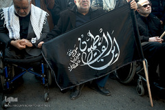 اجتماع هیئت‌های عاشورای فاطمی در میدان هفت تیر