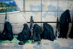 اجتماع هیئت‌های عاشورای فاطمی در میدان هفت تیر