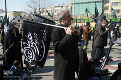 اجتماع هیئت‌های عاشورای فاطمی در میدان هفت تیر