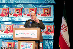 سردار ابراهیم کریمی رئیس سازمان بسیج کارگری