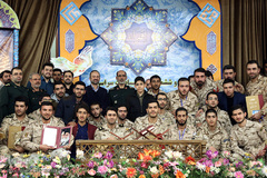 مراسم اختتامیه سی و ششمین دوره مسابقات قرآن کارکنان پایور و وظیفه سپاه