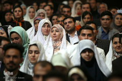 برگزاری مراسم ازدواج دانشجویی در جوار شهدای گمنام دانشگاه تهران
