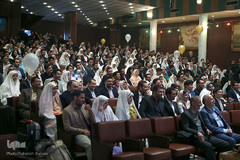 برگزاری مراسم ازدواج دانشجویی در جوار شهدای گمنام دانشگاه تهران
