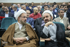 کلانتری، معاون فرهنگی و دانشجویی دانشگاه آزاد اسلامی و حجت الاسلام والمسلمین مرتضی واعظ جوادی