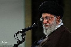 دیدار جمعی از مداحان و ذاکران اهل بیت(ع) با رهبر انقلاب
