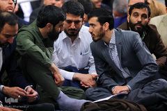 دیدار جمعی از مداحان و ذاکران اهل بیت(ع) با رهبر انقلاب
