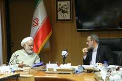 سید محمد بطحایی و حجت الاسلام محسن قرائتی