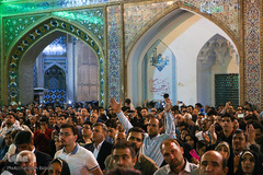 مراسم تحویل سال در حرم حضرت عبدالعظیم حسنی(ع)
