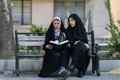 اعمال ام داوود در آخرین روز اعتکاف دانشگاه تهران