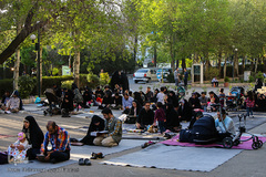 اعمال ام داوود در آخرین روز اعتکاف دانشگاه تهران