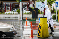 بارش باران بهاری در پایتخت 