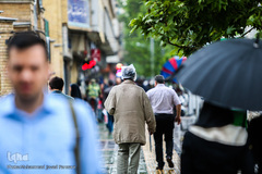 بارش باران بهاری در پایتخت 