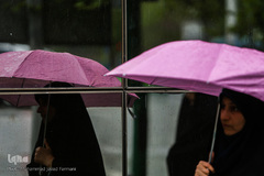 بارش باران بهاری در پایتخت 