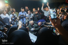 وداع با پیکر مطهر شهید امیر‌سعید قاسمی در معراج الشهدا تهران
