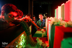 وداع با پیکر مطهر شهید امیر‌سعید قاسمی در معراج الشهدا تهران
