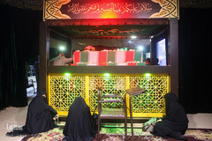 وداع با پیکر مطهر شهید امیر‌سعید قاسمی در معراج الشهدا تهران
