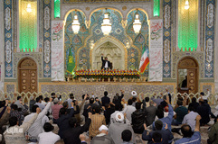 حال و هوای حرم مطهر حضرت معصومه در اعیاد شعبانیه