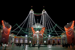 حال و هوای حرم مطهر حضرت معصومه در اعیاد شعبانیه