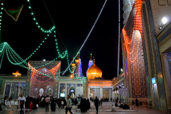 حال و هوای حرم مطهر حضرت معصومه در اعیاد شعبانیه