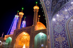 حال و هوای حرم مطهر حضرت معصومه در اعیاد شعبانیه