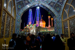 حال و هوای حرم مطهر حضرت معصومه در اعیاد شعبانیه