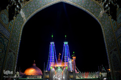 حال و هوای حرم مطهر حضرت معصومه در اعیاد شعبانیه