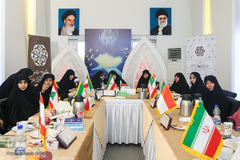 اتاق داوران مسابقات قرآن بانوان در هتل ارم