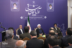 حسن روحانی رئیس جمهور در تبریز