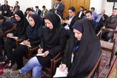 حسن روحانی رئیس جمهور در تبریز