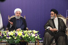 حسن روحانی رئیس جمهور در تبریز