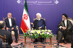 حسن روحانی رئیس جمهور در تبریز