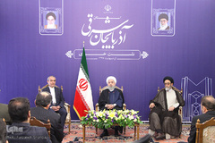 حسن روحانی رئیس جمهور در تبریز