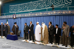 دیدار متسابقان و اعضای هیئت داوران سی و پنجمین دوره مسابقات بین‌المللی قرآن کریم