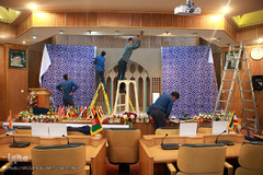 آماده سازی محل برگزاری ششمین مسابقات بین المللی قرآن دانشجویان مسلمان/ مشهد مقدس