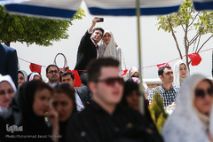 جشن ازدواج دانشجویی در روز میلاد حضرت علی اکبر(ع)