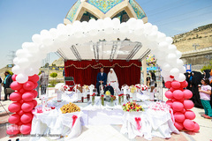 جشن ازدواج دانشجویی در روز میلاد حضرت علی اکبر(ع)