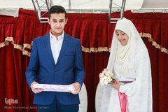 جشن ازدواج دانشجویی در روز میلاد حضرت علی اکبر(ع)