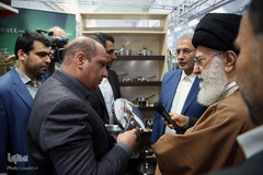بازدید رهبر انقلاب از نمایشگاه کالای ایرانی