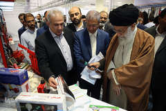 بازدید رهبر انقلاب از نمایشگاه کالای ایرانی