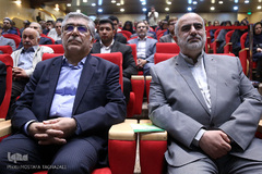 حسام الدین آشنا، مشاور فرهنگی رییس جمهور  و حمید رضا طیبی، رییس جهاد دانشگاهی