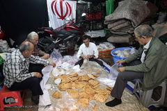 سفره افطاری هیئت حضرت ابوالفضل(ع) بلوار ابوذر تهران