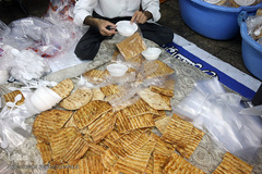 سفره افطاری هیئت حضرت ابوالفضل(ع) بلوار ابوذر تهران