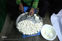 سفره افطاری هیئت حضرت ابوالفضل(ع) بلوار ابوذر تهران