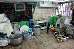 سفره افطاری هیئت حضرت ابوالفضل(ع) بلوار ابوذر تهران