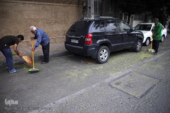 سفره افطاری هیئت حضرت ابوالفضل(ع) بلوار ابوذر تهران