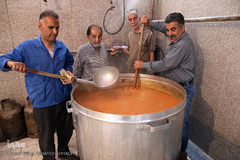 سفره افطاری هیئت حضرت ابوالفضل(ع) بلوار ابوذر تهران